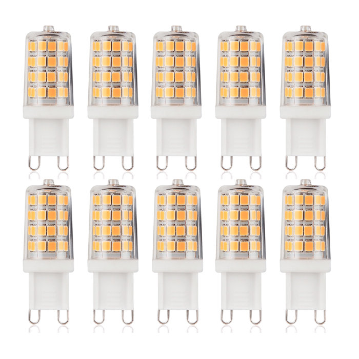 Symple Stuff 3W G9 Dimmable LED Capsule Light Bulb (Set of 10